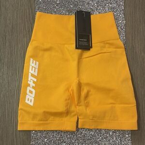 Bo+tee‎ UNLEASH SEAMLESS CYCLING SHORTS IN ORANGE XS new bike short